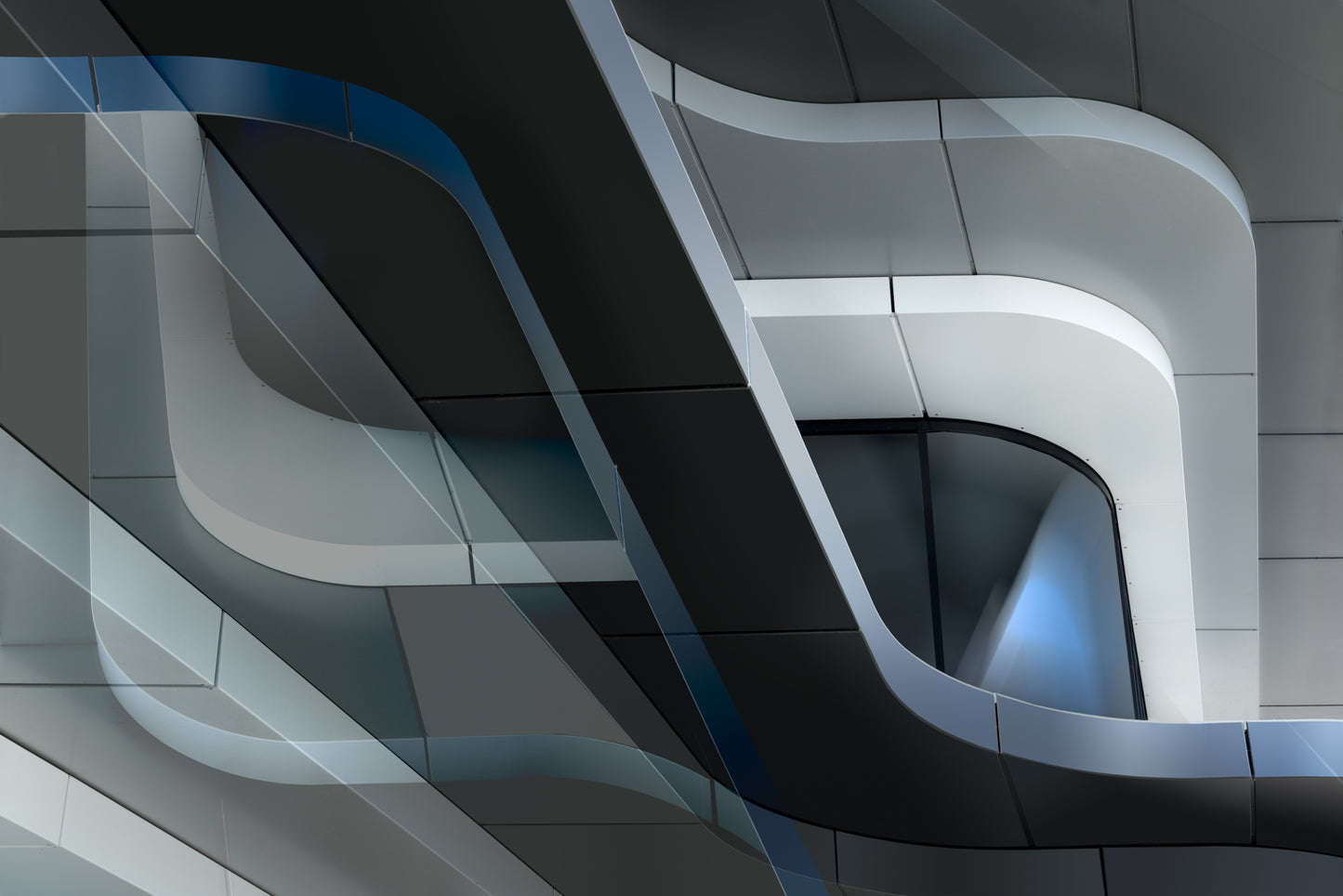 Wavy lines fototapet