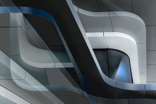 Wavy lines fototapet