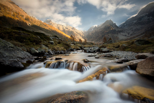Autumn in the Alps fototapet