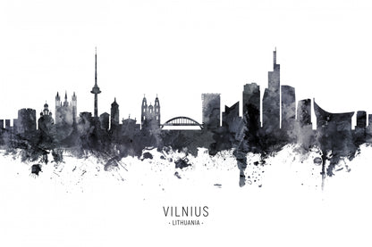 Vilnius Lithuania Skyline fototapet