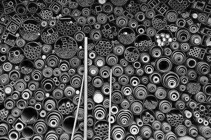 3 more pipes fototapet