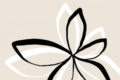 Abstract Flowers fototapet