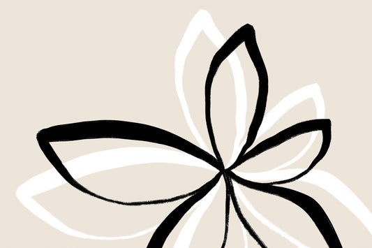 Abstract Flowers fototapet