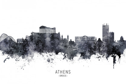 Athens Greece Skyline fototapet