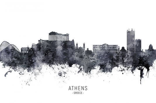 Athens Greece Skyline fototapet