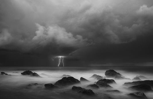 A lume di fulmini fototapet