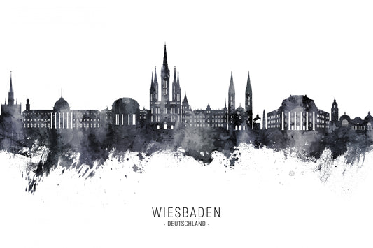 Wiesbaden Germany Skyline fototapet