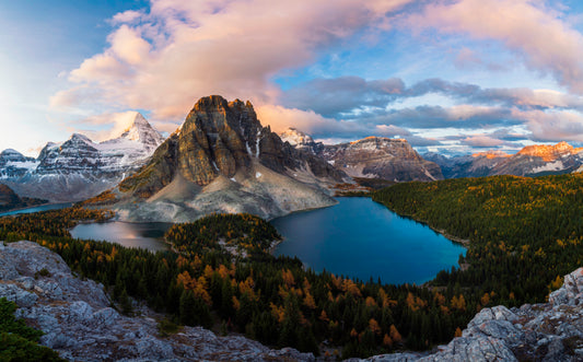 Sunrise at Mt. Assiniboine fototapet