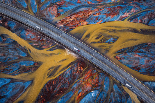 Above the Colorful River fototapet