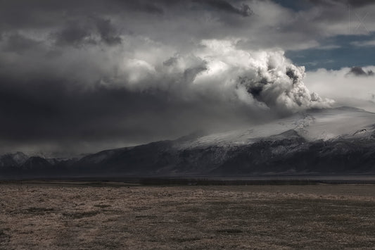 Volcanic eruption fototapet