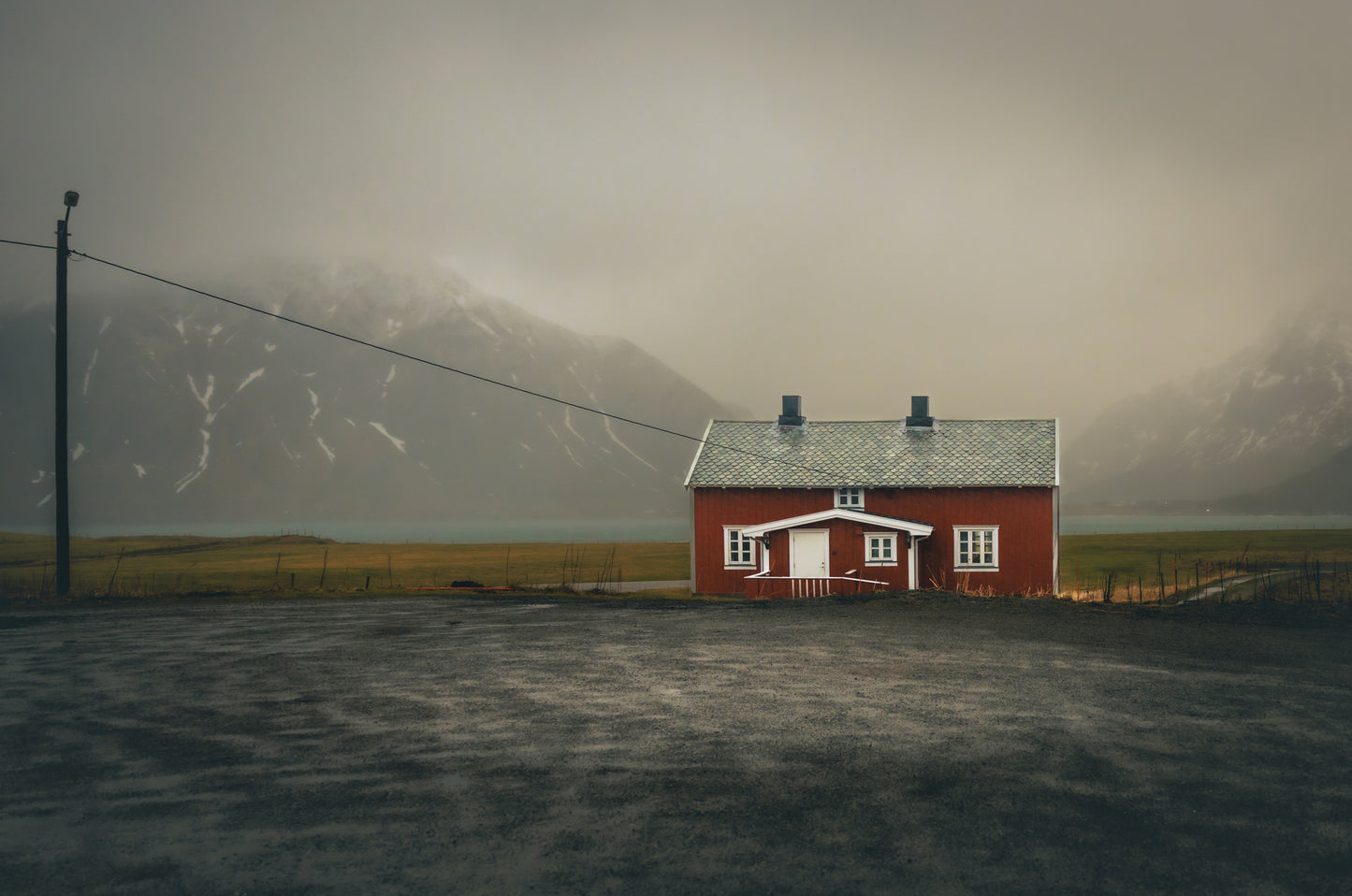 Winter in the Lofoten fototapet