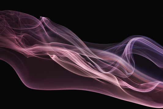 Floating purple in pink fototapet