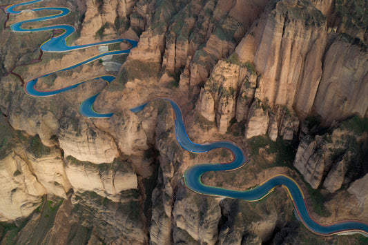 18 daowan of panshanwan highway fototapet