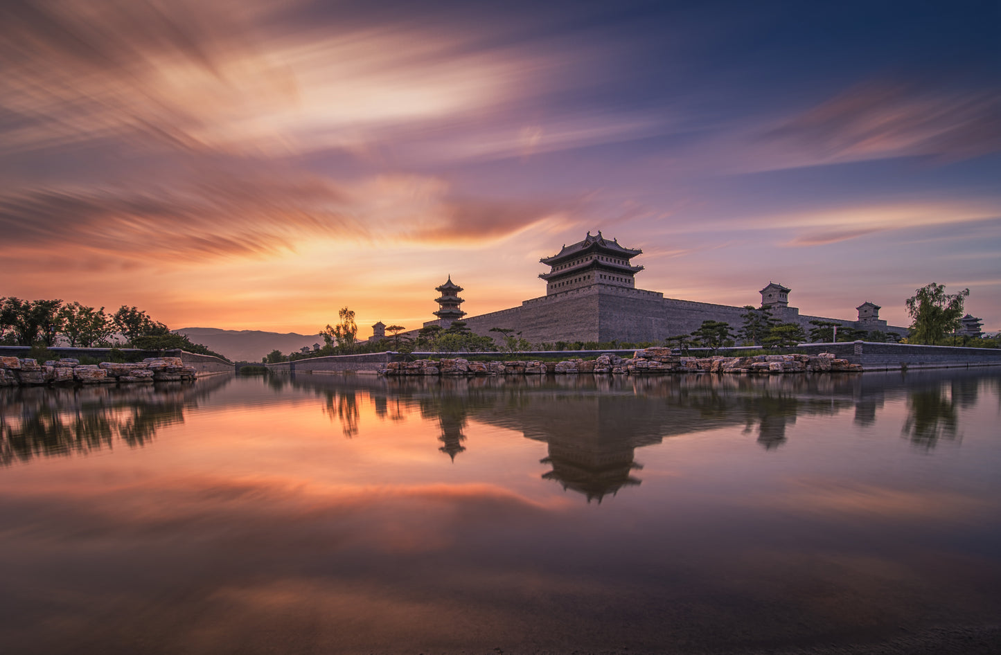 暗夜古堡 fototapet