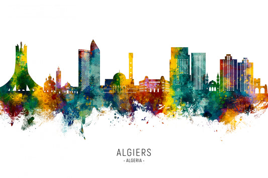 Algiers Algeria Skyline fototapet