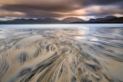 A morning of autumn at Luskentyre fototapet