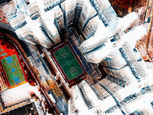 among HK buildings fototapet