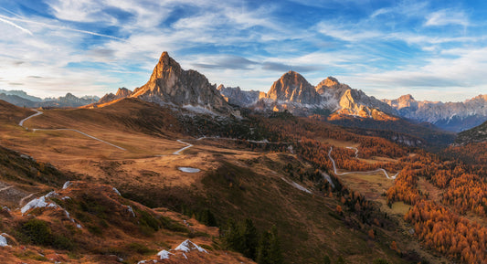 Autumn in Dolomites fototapet