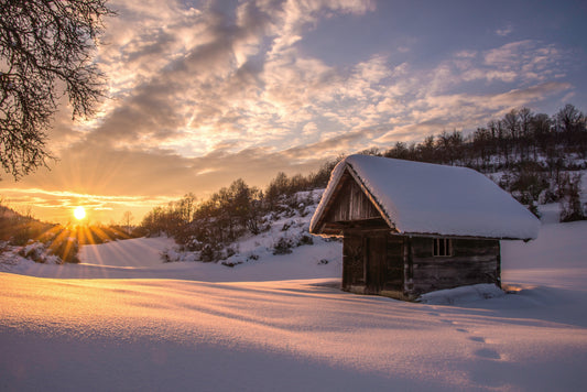 Winter fairytale fototapet