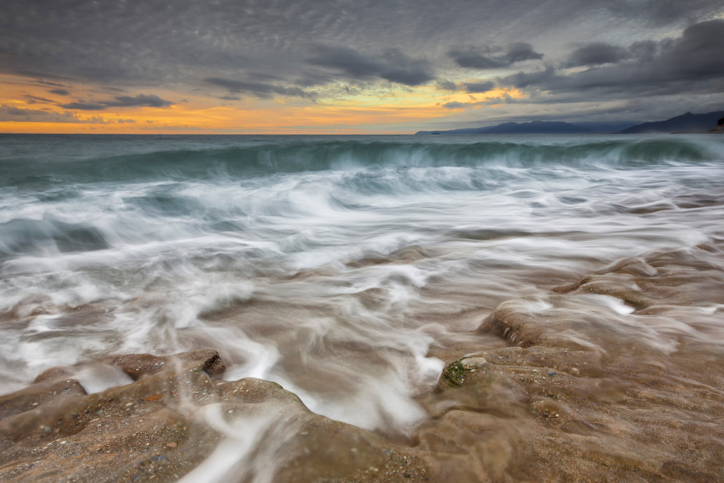 Wave in motion fototapet