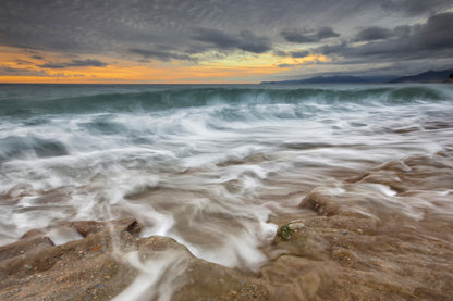 Wave in motion fototapet