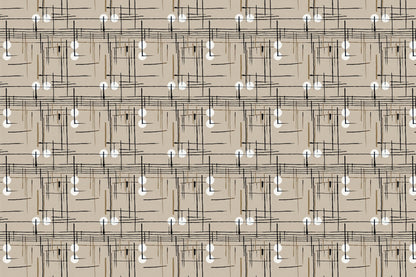 White Dots Pattern fototapet