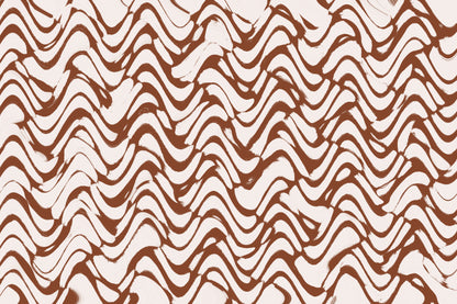 Wavey Beige Pattern Square fototapet