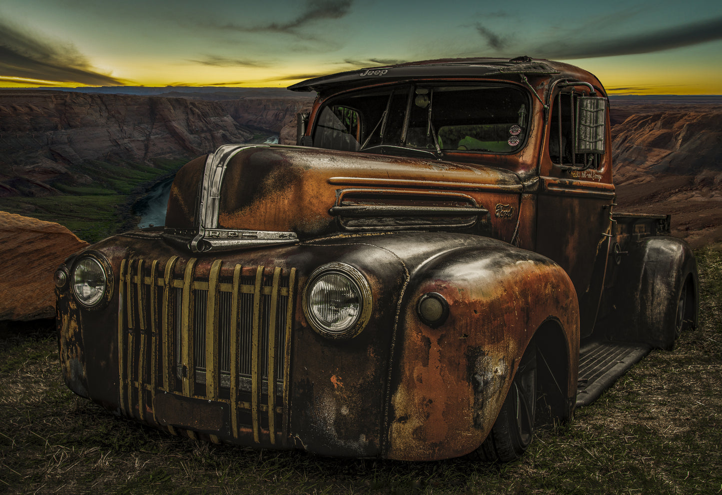 Vintage Festival Waroux fototapet