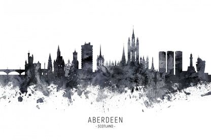Aberdeen Scotland Skyline fototapet