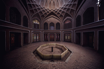 Wind tower of Yazd fototapet