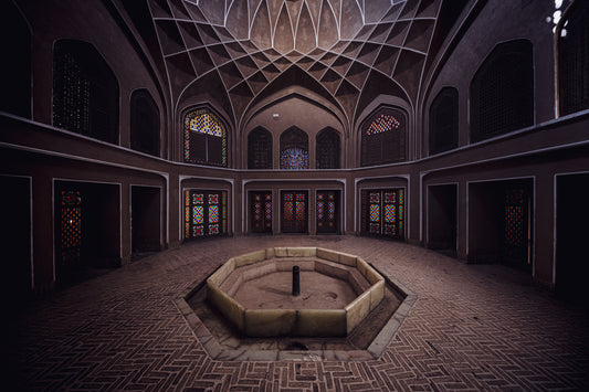 Wind tower of Yazd fototapet