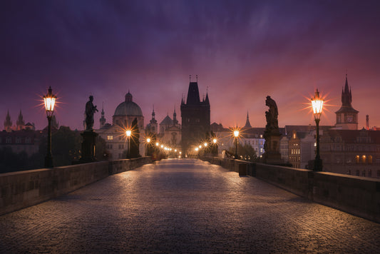 Saint Charles bridge, Prague fototapet