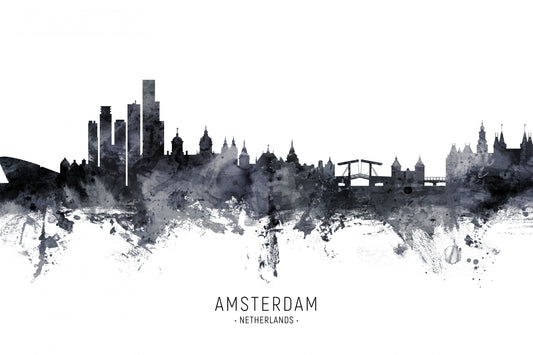 Amsterdam The Netherlands Skyline fototapet