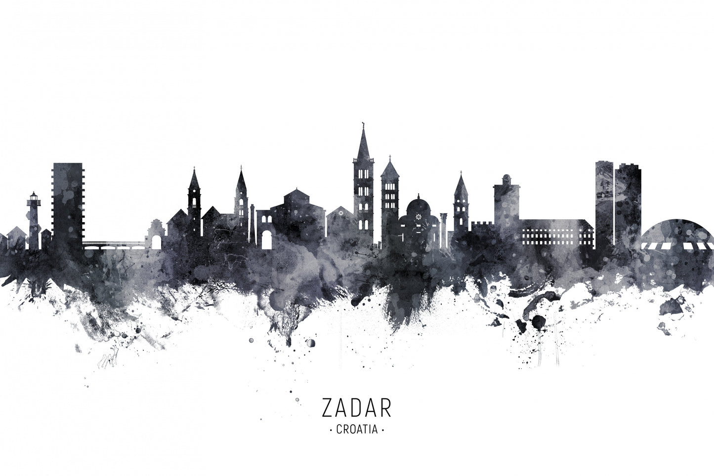 Zadar Croatia Skyline fototapet