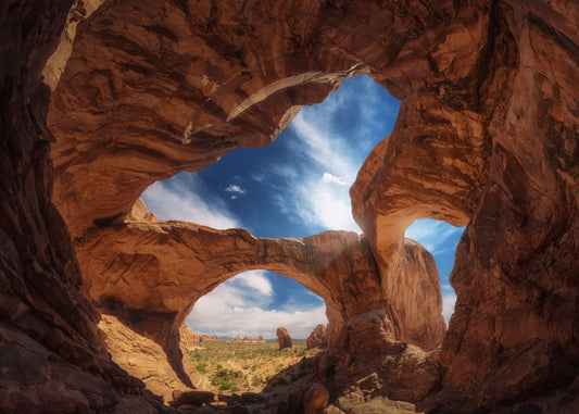 Double arch. fototapet