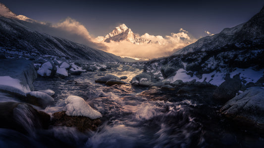 Ama Dablam 《巅峰暮色》 fototapet