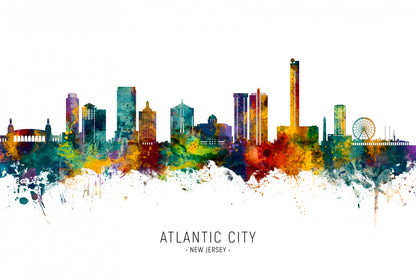Atlantic City New Jersey Skyline fototapet