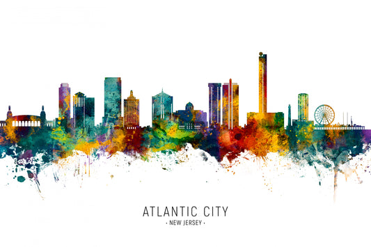 Atlantic City New Jersey Skyline fototapet