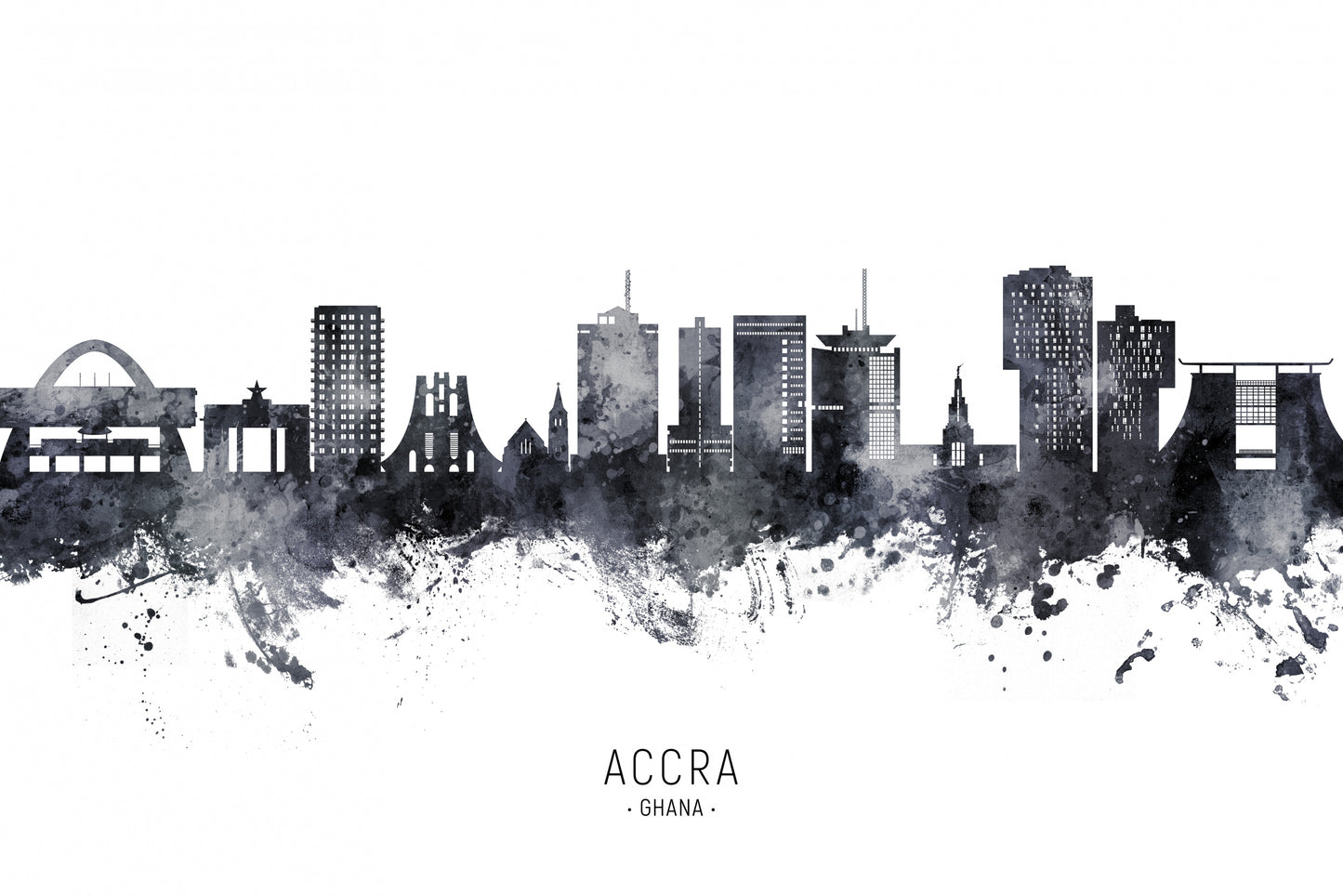 Accra Ghana Skyline fototapet