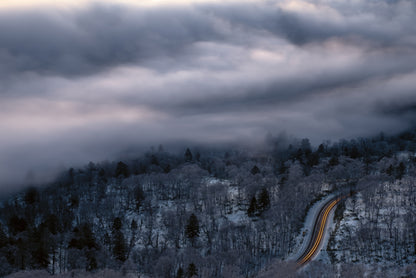 Attacking clouds. fototapet