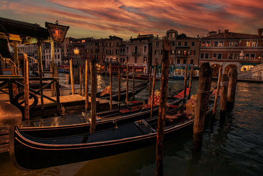 A Cozy Night in Venice fototapet