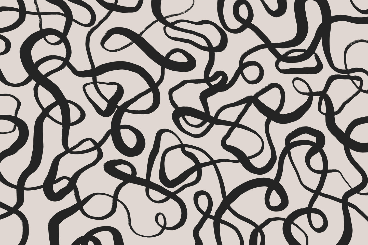 Wriggled Lines Square fototapet