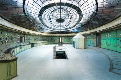Abandoned Art Deco Control Room fototapet