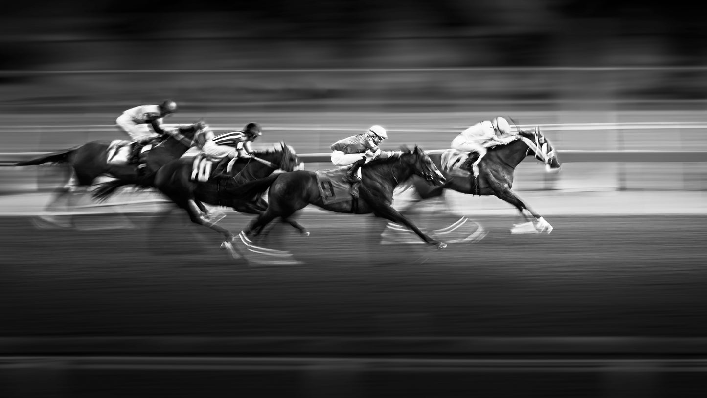 Horse Racing 3 fototapet