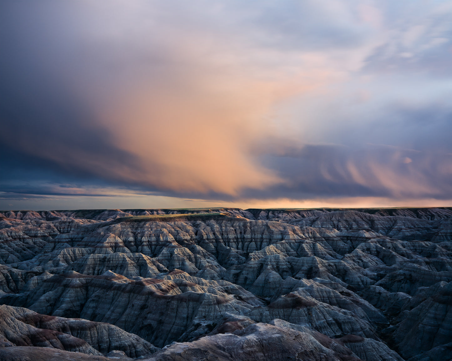 Twilight over Badlands fototapet