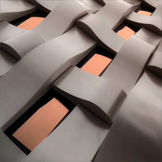 woven windows fototapet