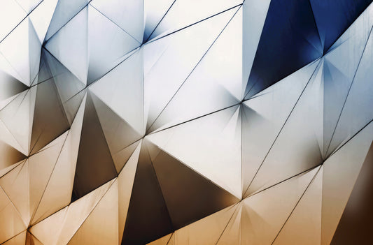 triangles art fototapet