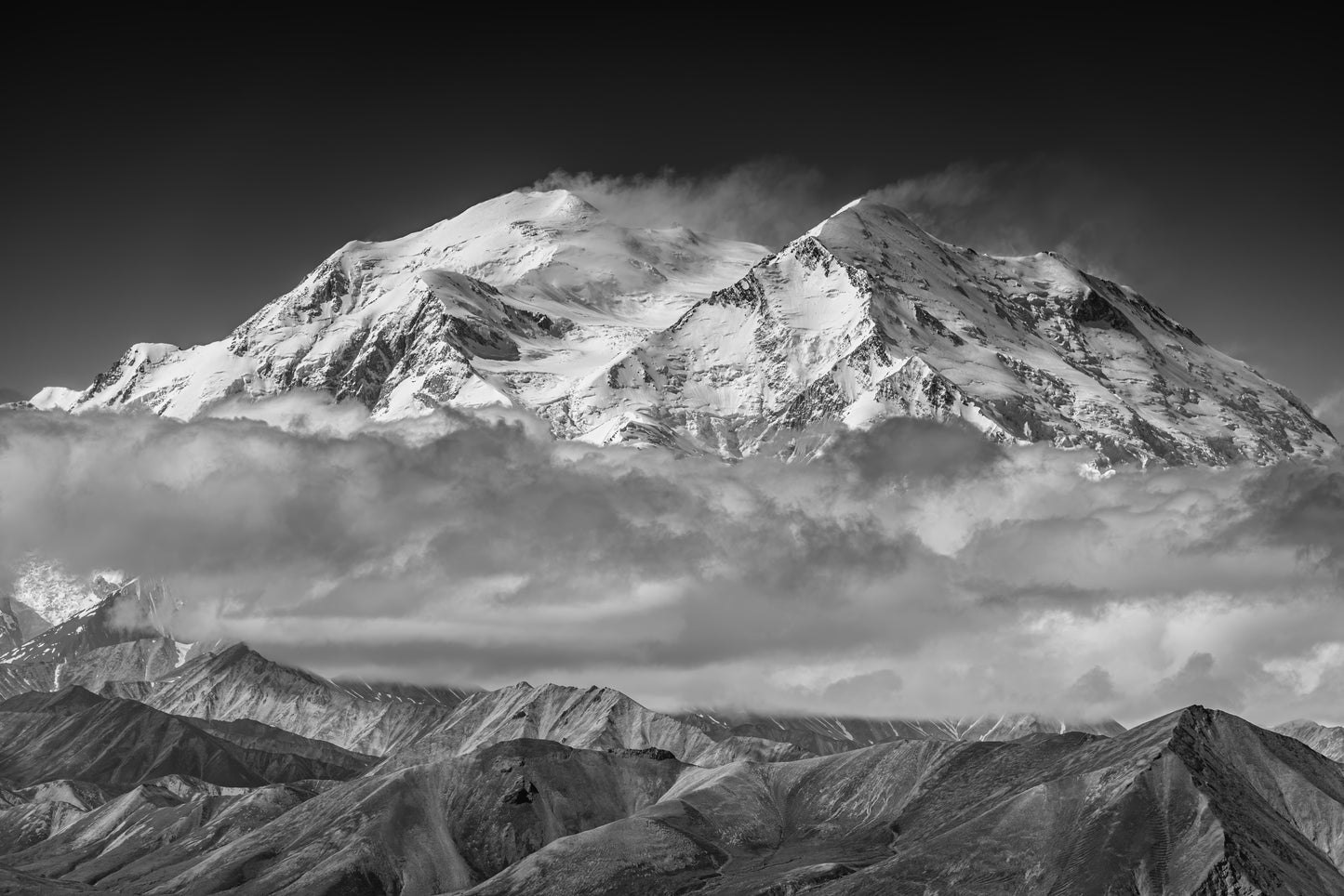 Denali from the opposing ridge line fototapet
