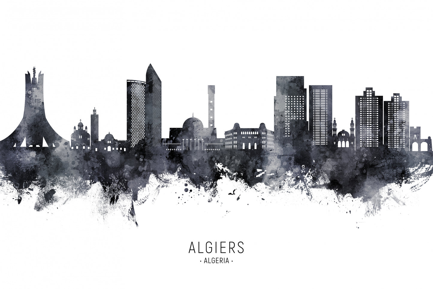 Algiers Algeria Skyline fototapet