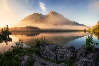Golden Summer Morning in the Alps fototapet